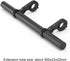 RIIPOO Aluminum Alloy Bike Handlebar Extender - 11.8" Dual Bracket for Mountain Cycling - Secure Mount for Headlights, Flashlights & Phone Holder...