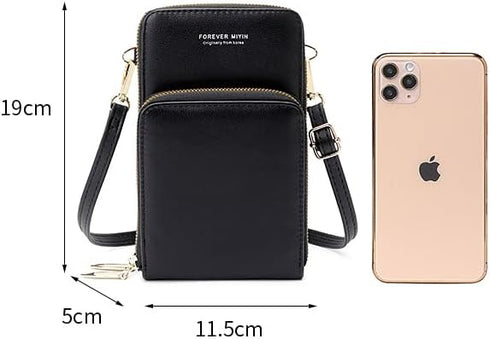 Small Crossbody Bag Cell Phone Purse for Women, Touch Screen Bag Shoulder Handbag Wallet with Credit Card Slots...