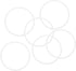 uxcell Silicone O-Rings, 45mm OD 41mm ID 2mm Width VMQ Seal Gasket for Compressor Valves Pipe Repair, White, Pack of 6...