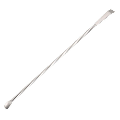 uxcell Lab Micro Sampling Reagent Spoon 304 Stainless Steel 2 in 1 Laboratory Mixing Spatula 200mm 5Pcs...
