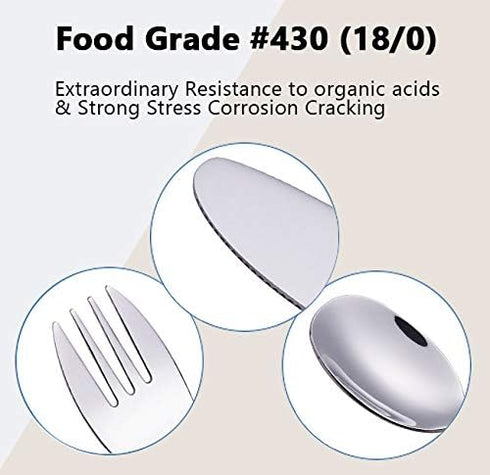 ANNOVA Kids Silverware Set 6 Pieces - Childrens Flatware Stainless Steel (6FS, Rabbit)...