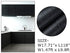 17.7"x118" Black Wallpaper Wood Peel and Stick Wood Contact Paper Black Wallpaper Wood Black Contact Paper Self Adhesive Wallpaper For Wall Counte...