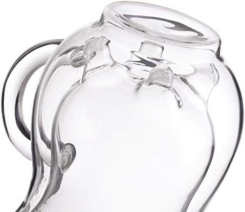 Double Wall Glass Cup - Creative Cup Cute Calf Insulated Mugs Thermo Coffee Milk Cups Creamer Pitcher (230ML/7.7oz)...