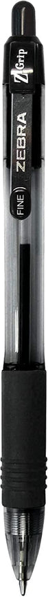 Zebra Black Pens - 40 Pack Z Grip Ballpoint Pen - .7 mm Fine Point - Retractable Pen...