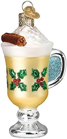 Old World Christmas Glass Blown Ornament with S-Hook and Gift Box, Food Selection (Eggnog, 32451)...