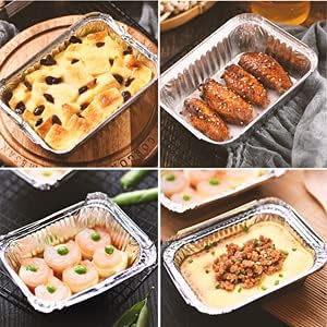 30 Pack 1Lb mini Loaf Pans Heavy Duty Disposable Aluminum Foil Bread Tins Standard Size - 6" X 3.5" X 2.5" Oven Safe Sturdy Small Bread Tin Pans-1...