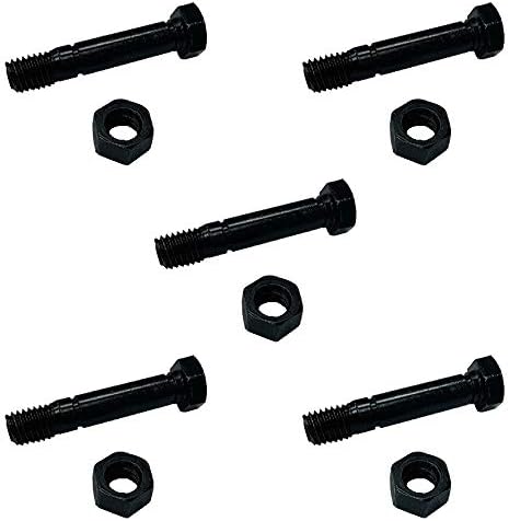 Raisman Shear Pins & Nuts (2" x 5/16") for Snow Blowers Compatible with Ariens Part 52100100 (5-Pack)...