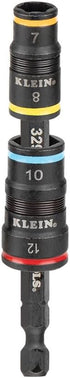 Klein Tools 32932M 4-in-1 Metric Impact Socket Set, 2 Flip Sockets with 4 Metric Hex Sizes, 7 mm, 8 mm, 10 mm, 12 mm...