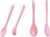 3 sets of 8 Color Porcelain Egg Spoons Ceramic Spoons 4.7 inch Coffee Dessert Yogurt Tea Milky Tea (16 pcs)...