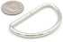 CRAFTMEMORE 1 1/4 & 1 1/2 Inches D-Ring Findings Metal Non Welded D Rings for Belts Bags Lanyard Leathercraft Avail 4 Colors (1 1/2" x 20 pcs, Ant...