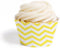 Dress My Cupcake Standard Cupcake Wrappers, Chevron, Yellow, Set of 50...