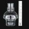 B&P Lamp Glass Hooded Chimney for Oil and Kerosene Lamps, 3 by 7 Inches, Clear...