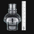 B&P Lamp Glass Hooded Chimney for Oil and Kerosene Lamps, 3 by 7 Inches, Clear...