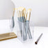 3 Pack Clear Acrylic Cosmetic Pencil Pen Holder Cup, Clear Makeup Brush Holder, Desk Acrylic Brushes Storage...