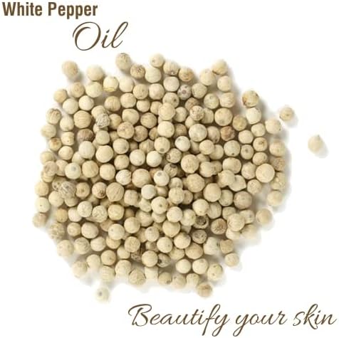Crysalis White Pepper (Piper Nigrum L) Oil |100% Pure & Natural Undiluted Essential Oil - 15ml with Dropper...