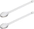 2 Pcs Transparent Glass Spoon Stirring Spoons for Tea Coffee Cocktail Milk Home Party Bar Use...