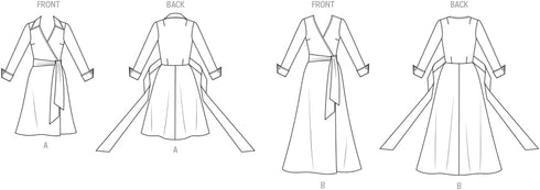 Vogue V2000U5 Misses' Wrap Dress Sewing Pattern Packet by Diane Von Furstenberg, Design Code V2000, 16-18-20-22-24, Multicolor...