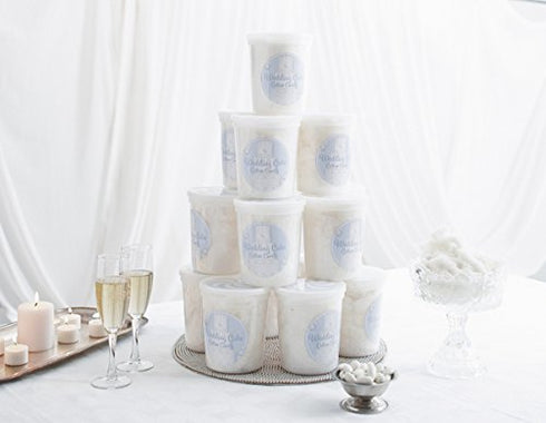 Wedding Cake Gourmet Flavored Cotton Candy – Unique Idea for Holidays, Birthdays, Gag Gifts, Party Favors...