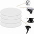 4 PCS 80mm (3.15") Circular Double Side Sticker Dashboard/Windshield Pad Mounting Disk for Suction Cup Car Phone Mount Holder Bracket GPS Camera a...