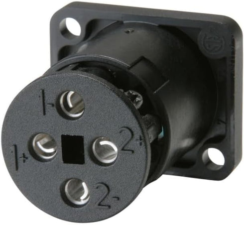 (2) Two Neutrik NL4MP-ST Female SpeakON 4 Pole Panel Mount w/Screw Terminals...