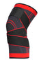 Breathable Compression Knee Brace With Adjustable Strap For Pain Relief Knee Sleeve for Men and Women (Medium, Red)...