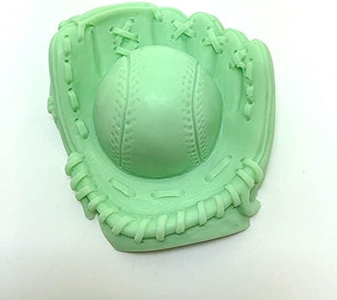 2 Pcs Baseball Softball Glove Silicone Molds Set for Fondant Candy Making Chocolate Mold Lollipop Desserts Ice Cube Gum Clay Soap Biscuit Plaster ...