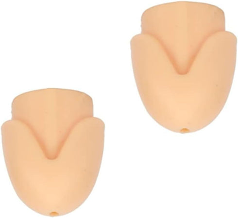 2Pcs Skin Color Funny Toothpaste Cap Prank Toothpaste Squeezer Head Dustproof Toothpaste Topper Toothpaste Dustproof Protective Case Toothpaste Di...