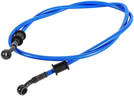Keenso Motorcycle Front Brake Line, Braided Oil Hose Line Pipe Brake Clutch Oil Hoses Line Pipe Colorful Motorcycle Pit Dirt Bike Enduro Motocross...