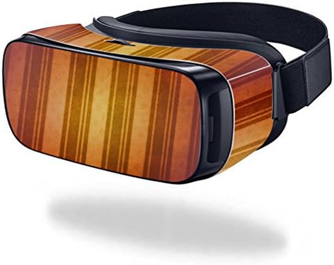 MightySkins Skin Compatible with Samsung Gear VR (Original) Cover wrap Sticker Skins Burnt Stripes......