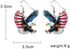 9 Pairs 4th of July Patriotic Earrings Set Cute Gnome Heart Star American Flags Animals Independence Day Acrylic Drop Dangle Earrings Memorial Day...