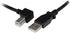 StarTech.com 3m USB 2.0 A to Left Angle B Cable Cord - 3 m USB Printer Cable - Left Angle USB B Cable - 1x USB A (M), 1x USB B (M) (USBAB3ML), Bla...
