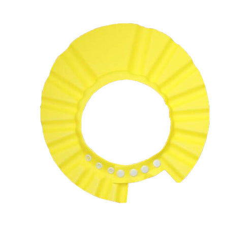 3pcs Soft Adjustable Shampoo Shower Cap Kids Bathing Protection Plastic Bath Hat Visor Cap for Toddler Baby Kids Children (Color Random, 27.5CM/10...
