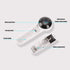 40X Handheld High Power Magnifier Magnifying Glass Jeweler Eye Jewelry Loupe with 2-LED Light Leather Case (White with Black)...