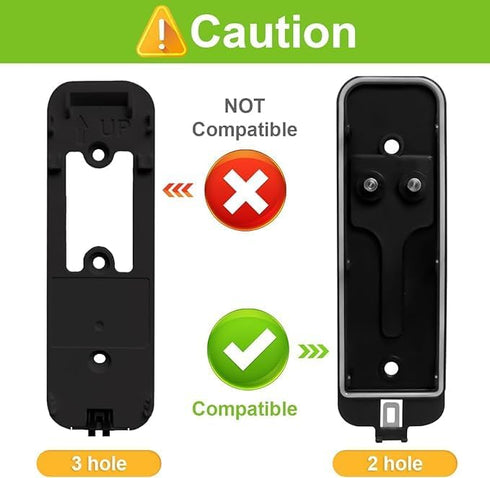 Blink Doorbell Backplate, Blink Doorbell Mount, Upgrade Metal Retainer Clip Blink Doorbell Backplate Replacement, Blink Doorbell Accessories, Blin...