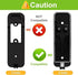 Blink Doorbell Backplate, Blink Doorbell Mount, Upgrade Metal Retainer Clip Blink Doorbell Backplate Replacement, Blink Doorbell Accessories, Blin...