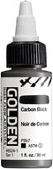 GOLDEN High Flow Acrylics, Carbon Black, 1 fl. oz. / 30 ml Bottle...