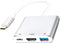 USB C to HDMI Adapter, USB-C Digital AV Multiport Adapter 4K HDMI Video Output USB 3.0 PD Charging Converter Hub Thunderbolt 3/4 Compatible with i...