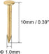 uxcell Small Tiny Hardware Nails Iron 1X10mm(DxL) for DIY Decorative Wooden Boxes Accessories Gold Tone 500pcs...