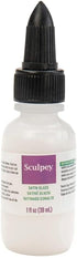 Sculpey® Satin Glaze, Non Toxic, 1 fl oz. bottle with precise flow twist cap. Will add a satin finish to your baked polymer oven-bake clay creatio...