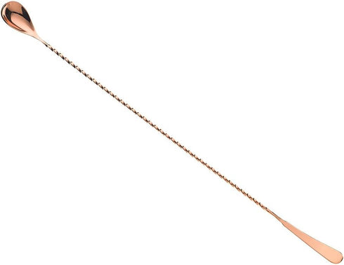 Barfly Standard Bar Spoon, Japanese Style 17 1/8" (43.5 cm), Copper...