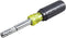 Klein Tools 32596 Multi-Bit Screwdriver /Nut Driver, Magnetic 8-in-1 HVAC Slide Drive Tool with Hex, Phillips, Schrader Bits, Nut Drivers...