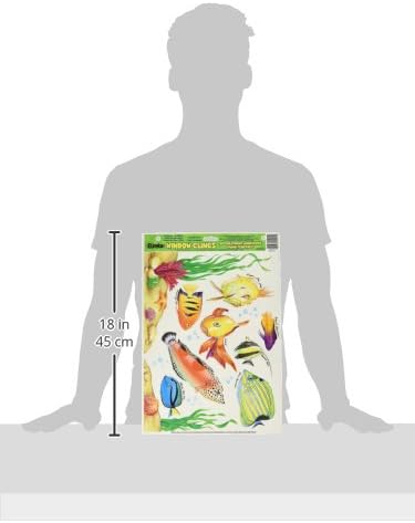 Eureka Classroom Decorations Window Clings, Fish Wall Decals, 14 Pc...