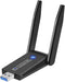 AC1300 Dual Band WiFi Wireless Network Card + BT 5.0 Adapter USB 3.0 1300M 802.11ac Adapter Bluetooth 5.0 with Antenna for Laptop PC 2.4GHz + 5.8G...