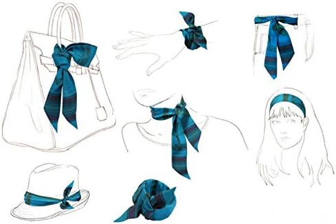 Women's Van Gogh Oil Painting HairBand Long Ribbon Mini Scarf Fashion Decorative Strap of Handbag...