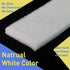Aquarium White Filter Floss Pad for Fish Tank Premium Polyester Fiber Filter Media 0.28” to 0.39” Thick Cut to Fit Hang on Box Filter 39IN Long 2P...