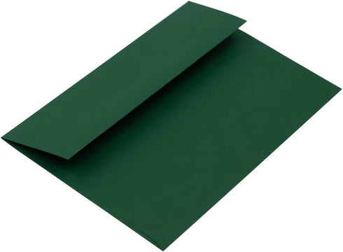 JAM PAPER A7 Premium Invitation Envelopes - 5 1/4 x 7 1/4 - Dark Green - 50/Pack...