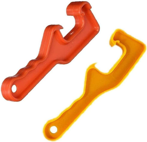 Reusable Plastic Gallon Paint Can Opener Bucket Lid Opener Paint Cask Lid Wrench Red Handle Tool Home Improvement It is beautiful and easy to use....