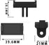 Action 2 Magnetic Adapter Mount 1/4 Interface Mount Bracket for DJI Action 2 Sports Camera Accessories (Adapter2)...