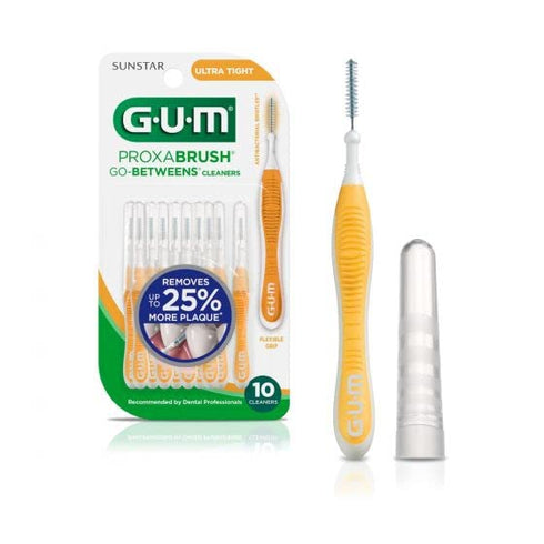 GUM Proxabrush Go-Betweens - Ultra Tight - Interdental Brushes - Soft Bristled Dental Picks for Plaque Removal & Gum Health - Safe for Braces & De...
