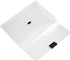 JAM PAPER Plastic Box Portfolio with Center Buckle - 9 1/2 x 13 1/4 x 1 1/8 - Clear - Sold Individually...
